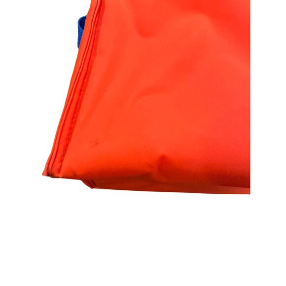 LaTique Red Blue Insulated Lunch Tote Cooler bag 1980/1990/ Vintage EUC - Picture 8 of 9